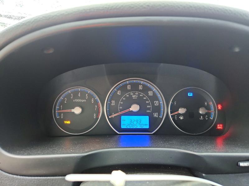 Photo 9 from auction – 2009 HYUNDAI SANTA FE with VIN 5NMSH73E99H239223