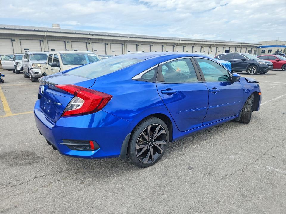 Photo 3 from auction – 2020 HONDA CIVIC with VIN 2HGFC2F80LH596223
