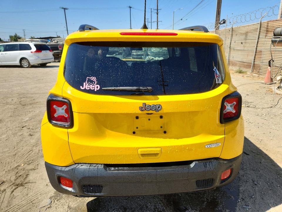 Photo 6 from auction – 2018 JEEP RENEGADE with VIN ZACCJABB3JPJ13058