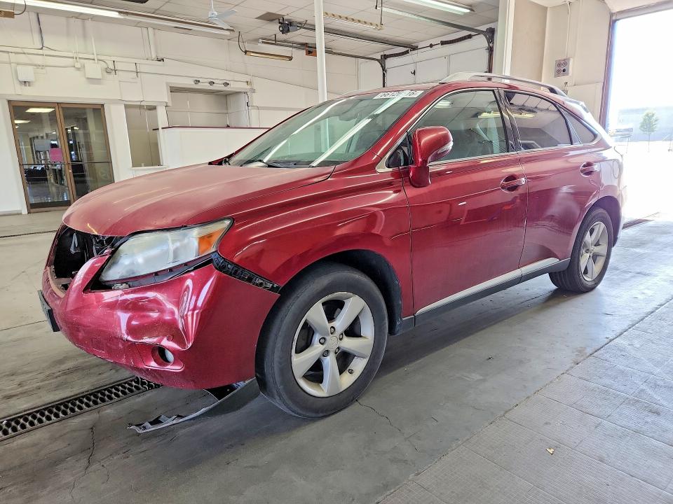 LEXUS RX 2011 with VIN 2T2BK1BA6BC115110 - Photo from auction