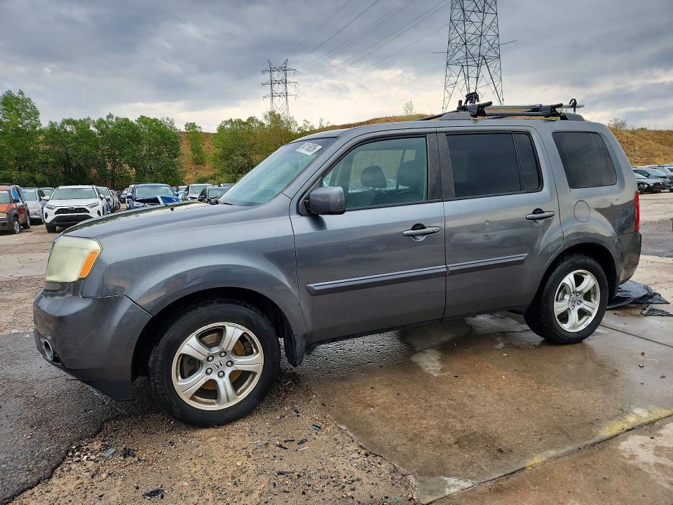 HONDA PILOT 2013 with VIN 5FNYF4H54DB052862 - Photo from auction