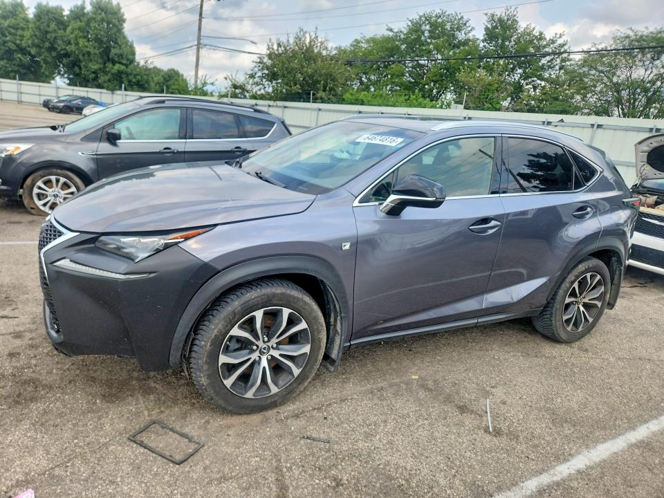 LEXUS NX 200T 2016 with VIN JTJBARBZ0G2061656 - Photo from auction