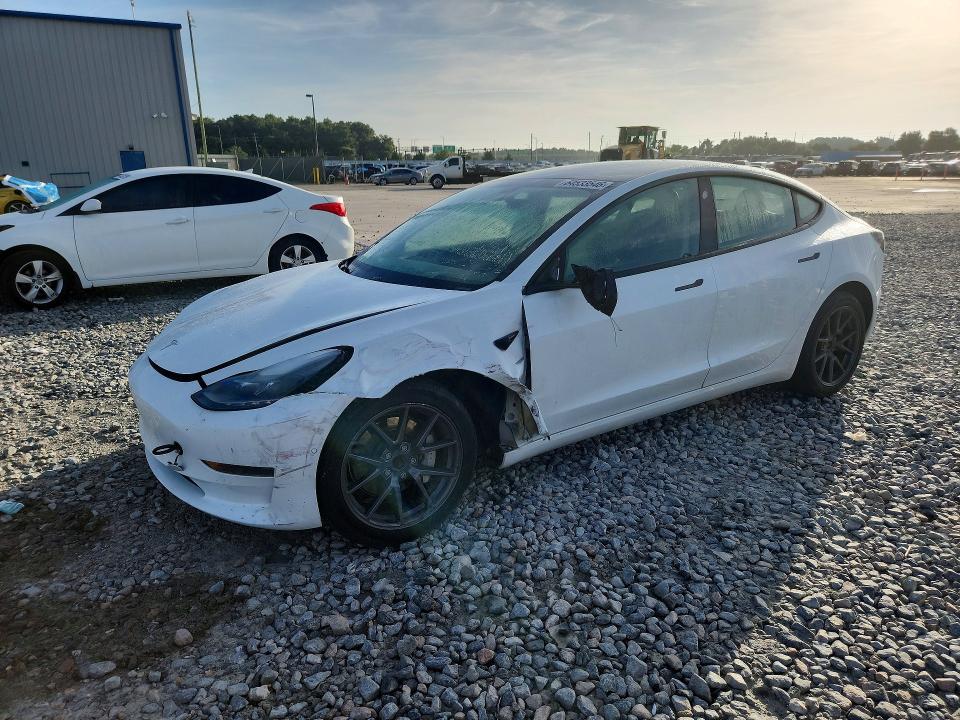 TESLA MODEL 3 2021 with VIN 5YJ3E1EA3MF047522 - Photo from auction