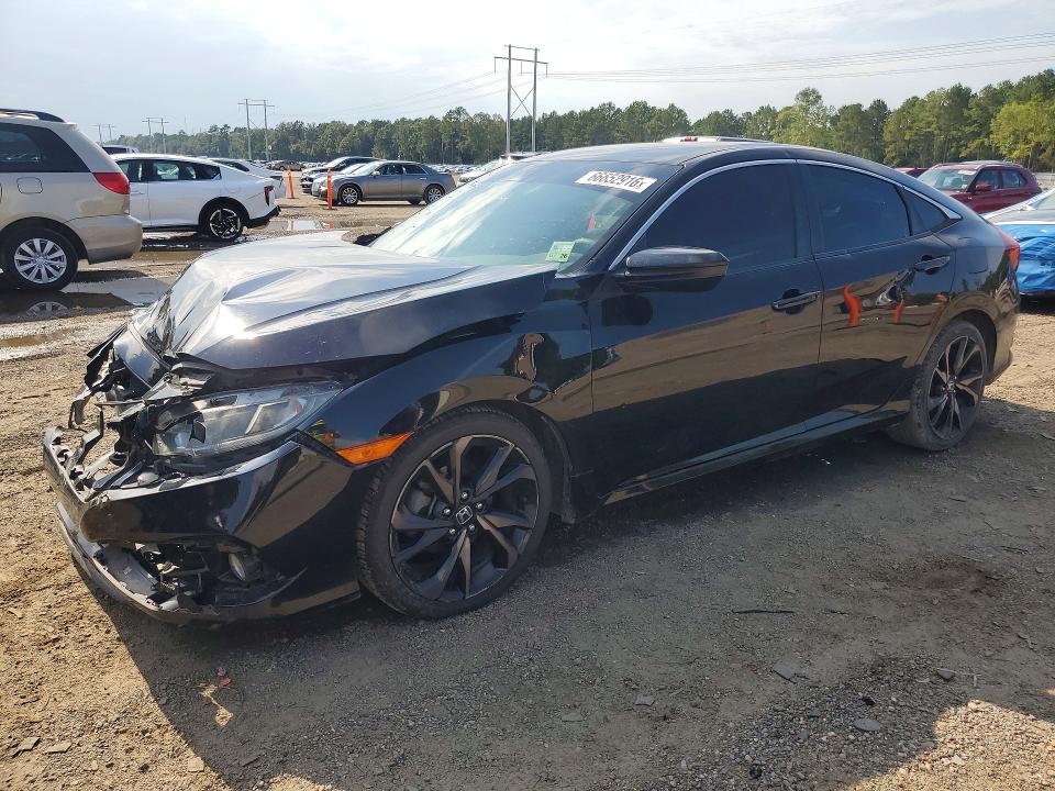 Photo 1 from auction – 2020 HONDA CIVIC with VIN 19XFC2F80LE023462