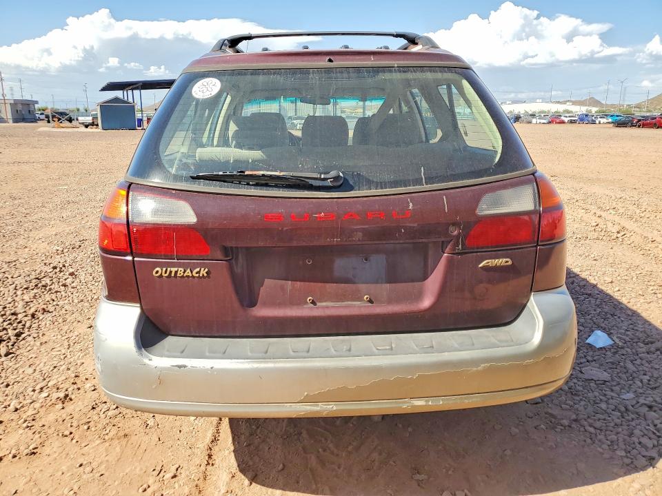 Photo 6 from auction – 2000 SUBARU LEGACY with VIN 4S3BH6754Y7655688