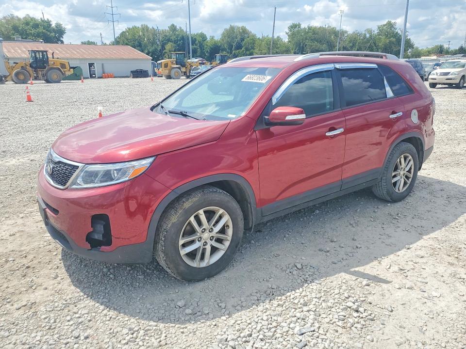 KIA SORENTO 2014 with VIN 5XYKT4A66EG502717 - Photo from auction