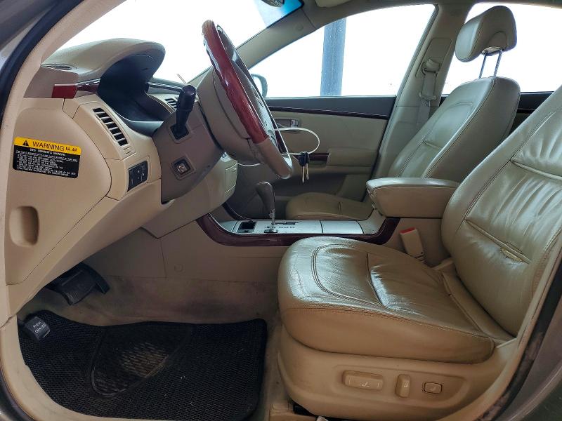 Photo 7 from auction – 2007 HYUNDAI AZERA with VIN KMHFC46F27A190405