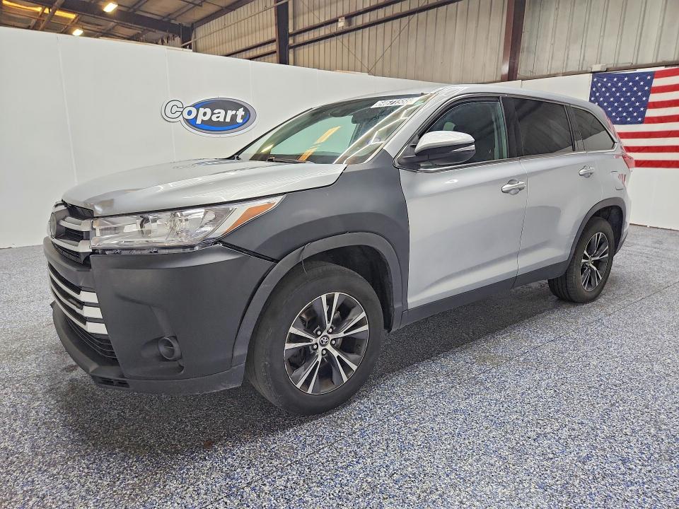 TOYOTA HIGHLANDER 2019 with VIN 5TDZZRFH8KS292169 - Photo from auction