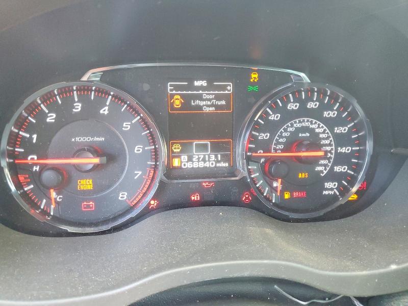 Photo 9 from auction – 2019 SUBARU WRX with VIN JF1VA1A68K9802764