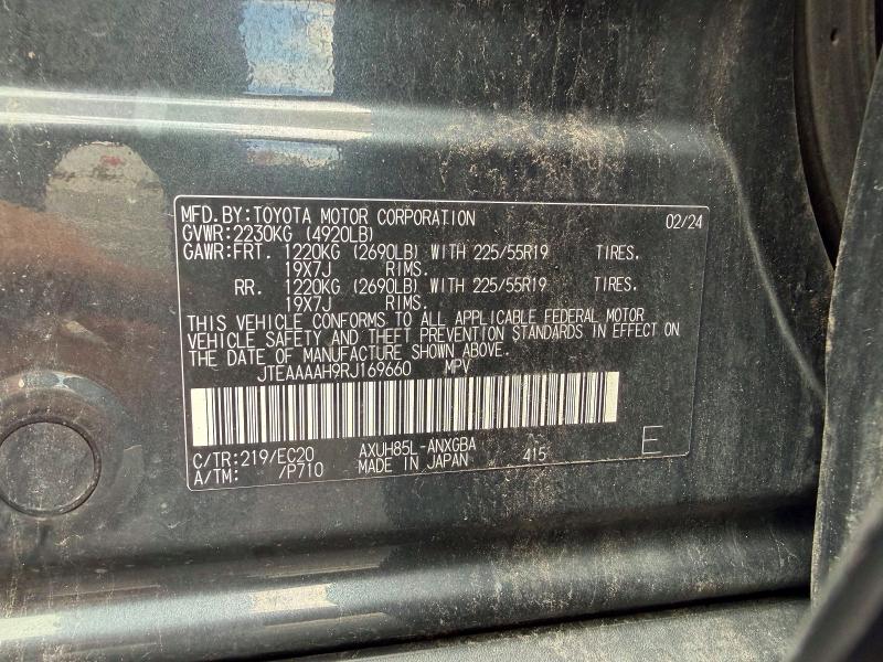 Photo 14 from auction – 2024 TOYOTA VENZA with VIN JTEAAAAH9RJ169660