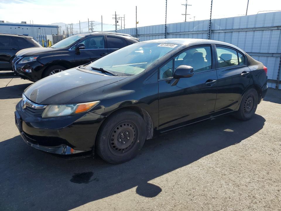 HONDA CIVIC 2012 with VIN 19XFB2F55CE378295 - Photo from auction