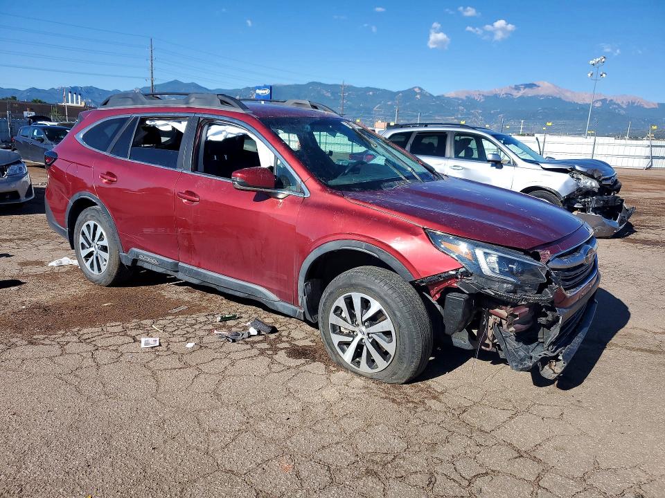 Photo 4 from auction – 2021 SUBARU OUTBACK with VIN 4S4BTACC5M3104320