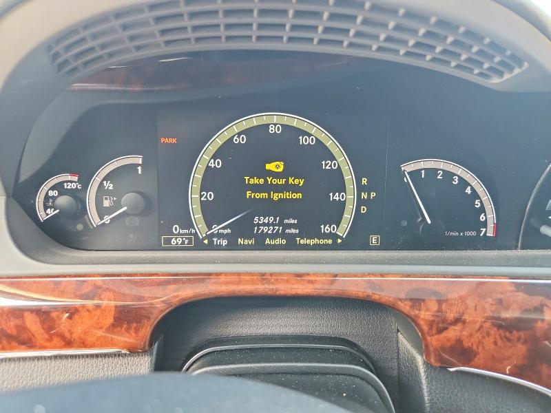 Photo 9 from auction – 2012 MERCEDES-BENZ S with VIN WDDNG9EB8CA464688