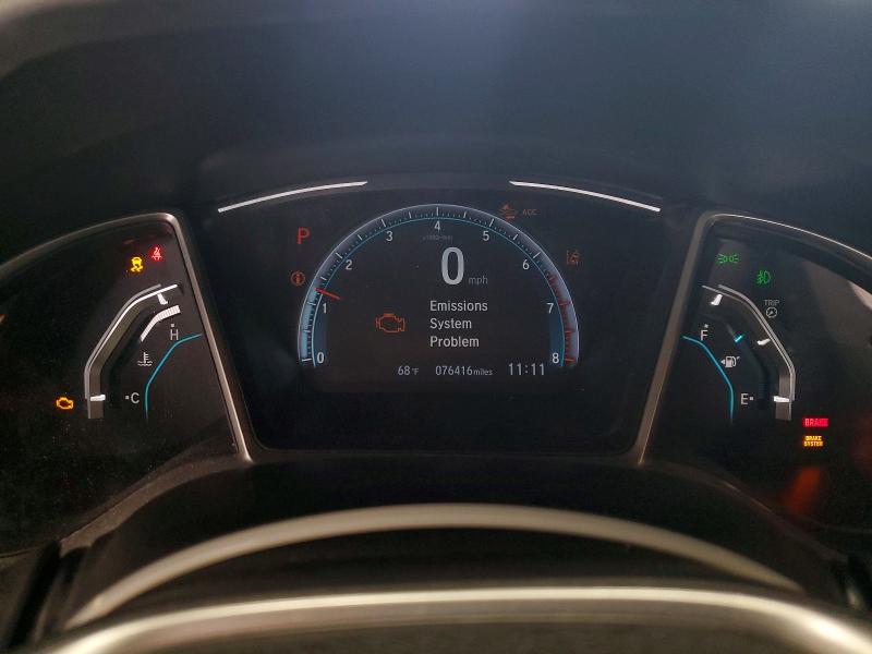 Photo 9 from auction – 2020 HONDA CIVIC with VIN 19XFC1F73LE217310