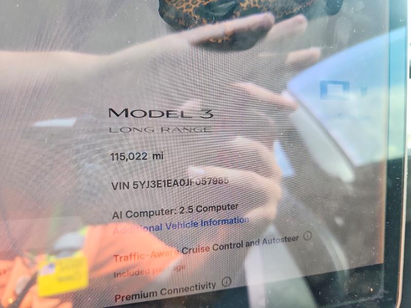 Zdjęcie 9 z aukcji – 2018 TESLA MODEL 3 z VIN 5YJ3E1EA0JF057985
