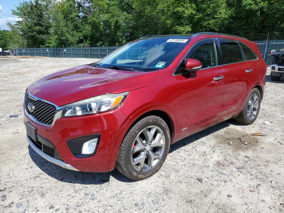 KIA SORENTO 2018 with VIN 5XYPKDA52JG384563 - Photo from auction