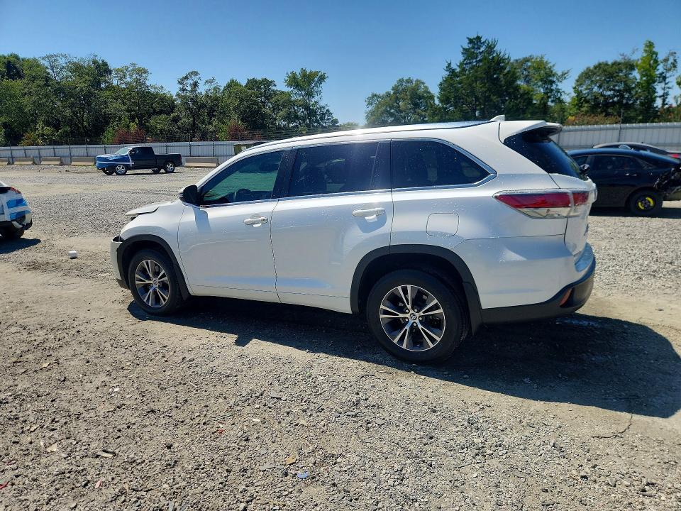 Photo 2 from auction – 2016 TOYOTA HIGHLANDER with VIN 5TDJKRFH4GS254222