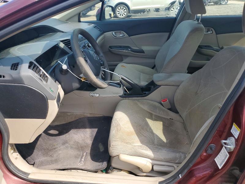 Photo 7 from auction – 2012 HONDA CIVIC with VIN JHMFB2F56CS001048