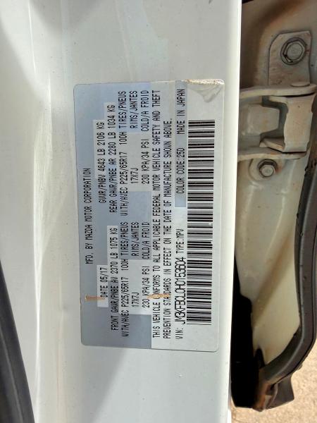 Photo 10 from auction – 2017 MAZDA CX-5 with VIN JM3KFBCL0H0153604