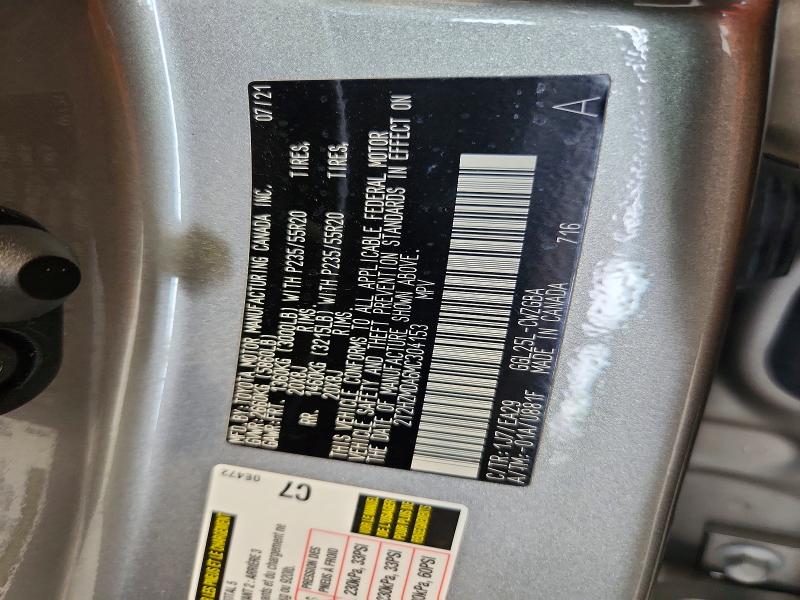 Photo 14 from auction – 2021 LEXUS RX with VIN 2T2HZMDA6MC304153