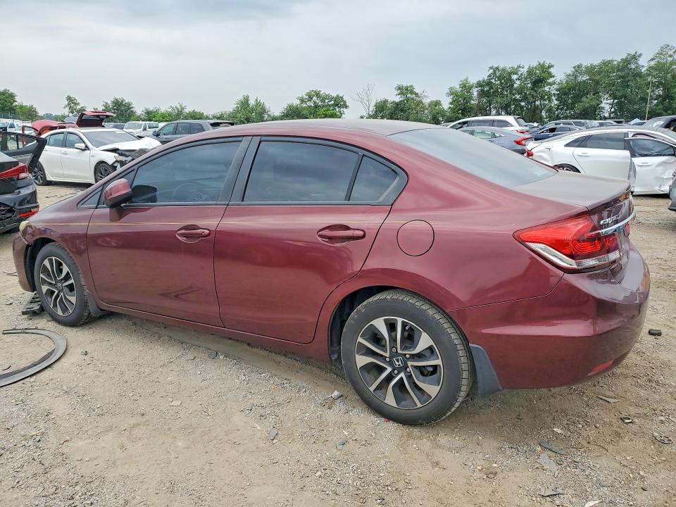 Photo 2 from auction – 2013 HONDA CIVIC with VIN 19XFB2F8XDE037809