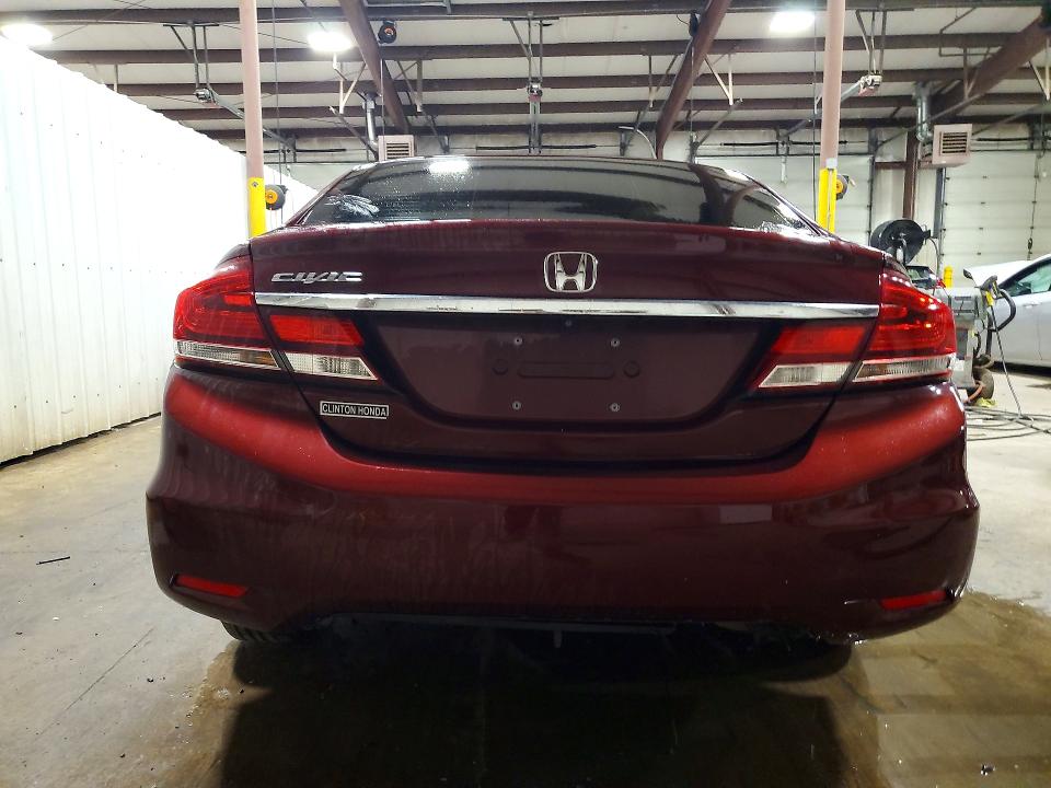 Photo 6 from auction – 2013 HONDA CIVIC with VIN 19XFB2F50DE284200