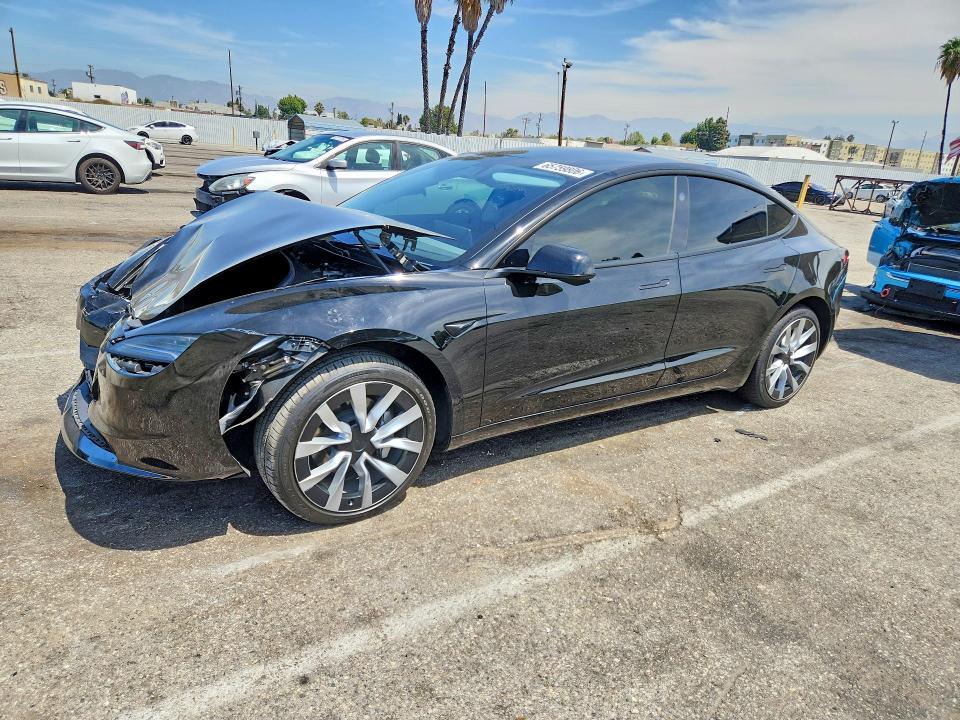 TESLA MODEL 3 2025 with VIN 5YJ3E1EA5SF912214 - Photo from auction
