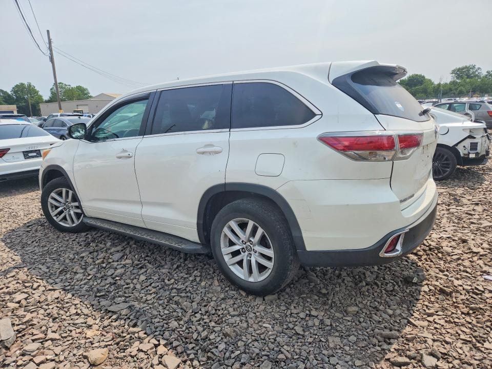 Photo 2 from auction – 2016 TOYOTA HIGHLANDER with VIN 5TDZARFH3GS018070