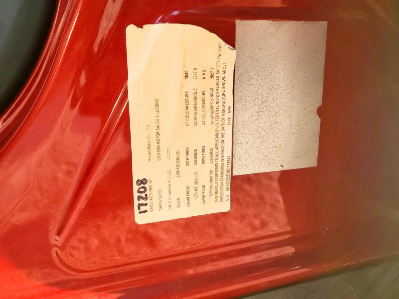 Photo 14 from auction – 2024 NISSAN MURANO with VIN 5N1AZ2DS3RC115541