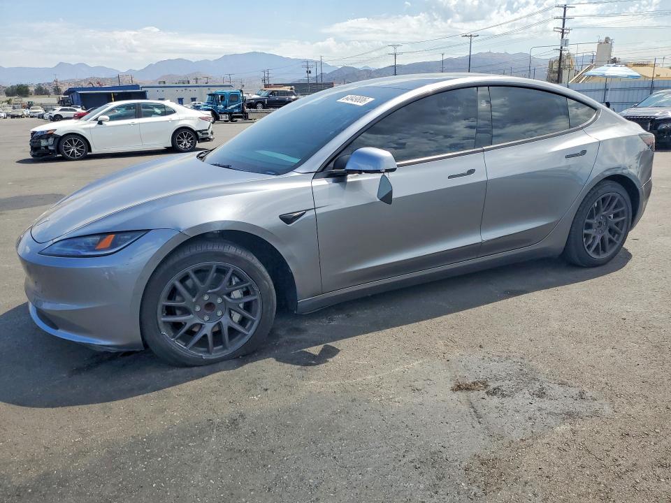 TESLA MODEL 3 2025 with VIN 5YJ3E1EA8SF896476 - Photo from auction