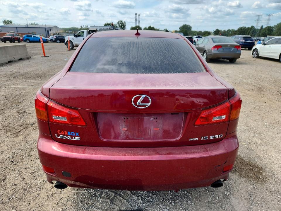 Photo 6 from auction – 2007 LEXUS IS with VIN JTHCK262472011141