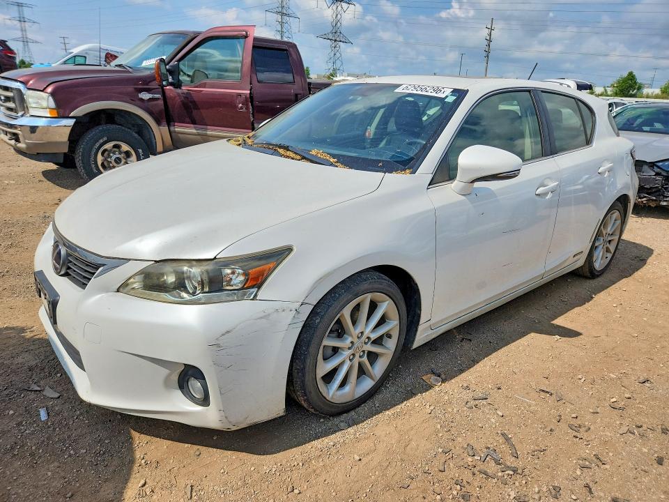LEXUS CT 2012 with VIN JTHKD5BH1C2072250 - Photo from auction