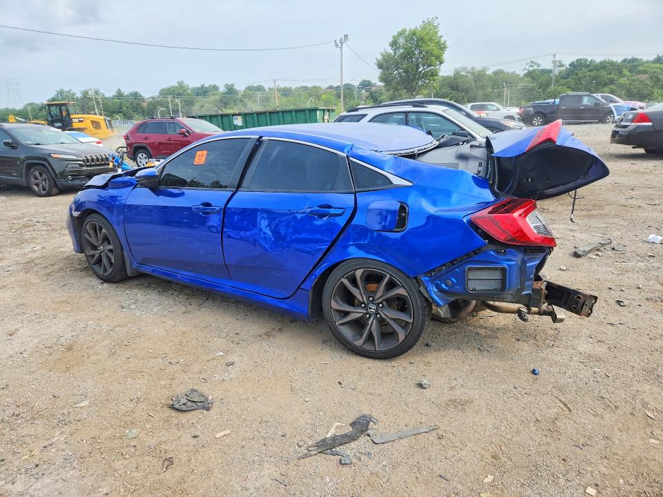 Photo 2 from auction – 2021 HONDA CIVIC with VIN 19XFC2F83ME000663