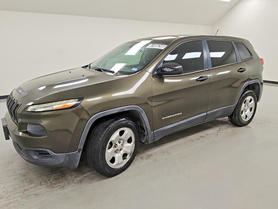 JEEP CHEROKEE 2014 with VIN 1C4PJLAB9EW301576 - Photo from auction