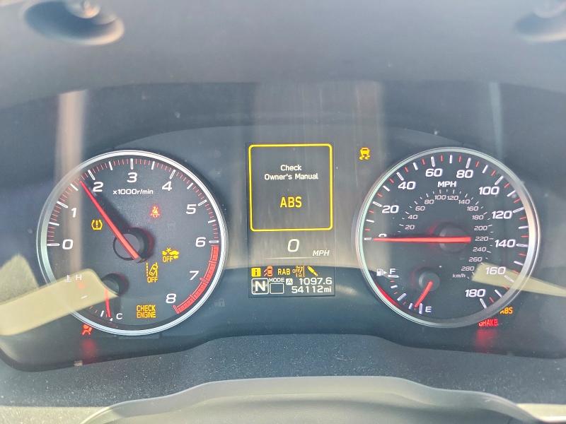 Photo 9 from auction – 2022 SUBARU WRX with VIN JF1VBAU69N8021996