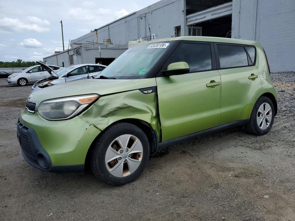 KIA SOUL 2014 with VIN KNDJN2A2XE7735911 - Photo from auction