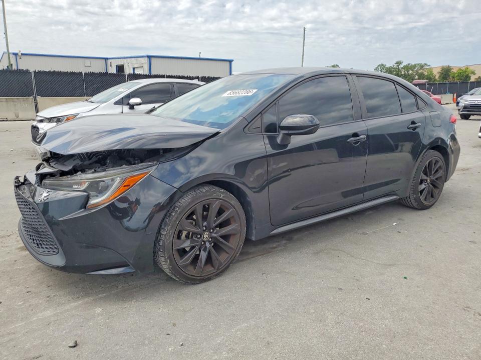 TOYOTA COROLLA 2022 with VIN 5YFEPMAE8NP355787 - Photo from auction