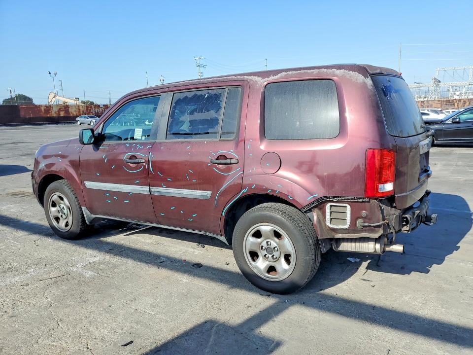 Photo 2 from auction – 2010 HONDA PILOT with VIN 5FNYF3H23AB021405