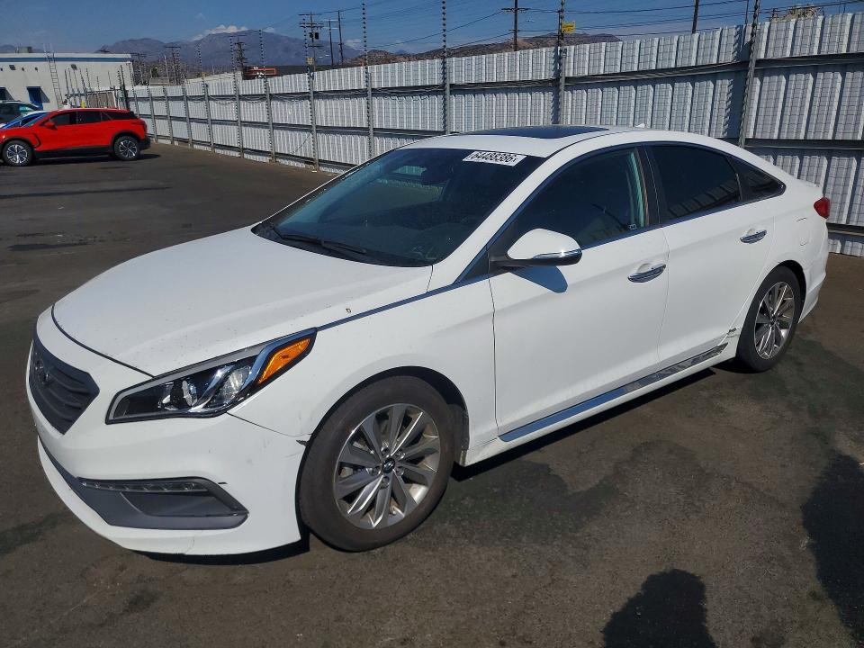 HYUNDAI SONATA 2016 with VIN 5NPE34AF5GH408742 - Photo from auction