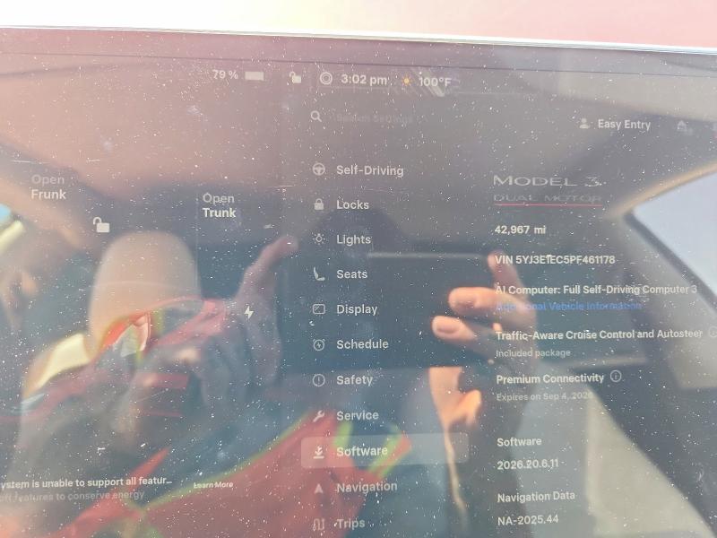 Фото 9 с аукциона – 2023 TESLA MODEL 3 с VIN 5YJ3E1EC5PF461178