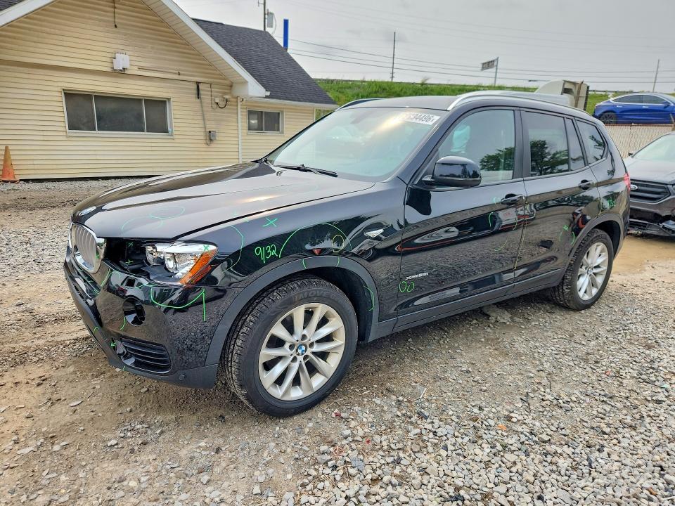 BMW X3 2017 with VIN 5UXWX9C36H0W74812 - Photo from auction