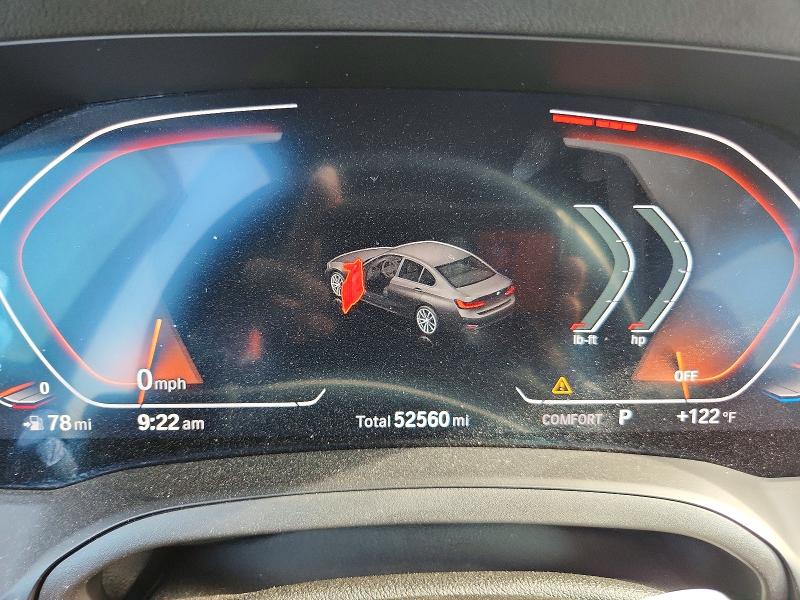Photo 9 from auction – 2022 BMW 330XI with VIN 3MW5R7J07N8C23830
