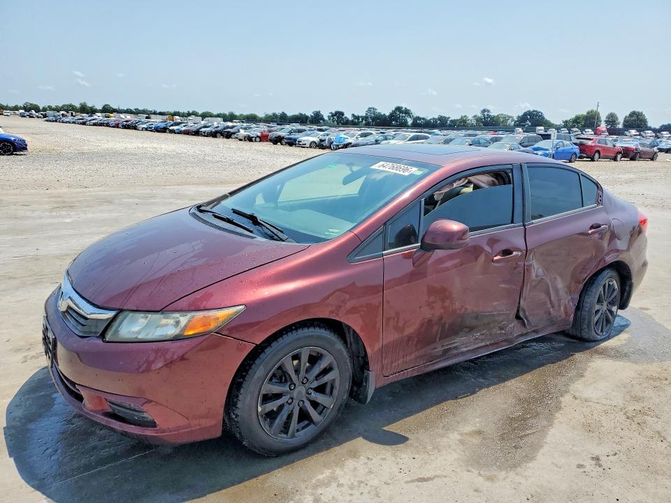HONDA CIVIC 2012 with VIN JHMFB2F86CS005871 - Photo from auction