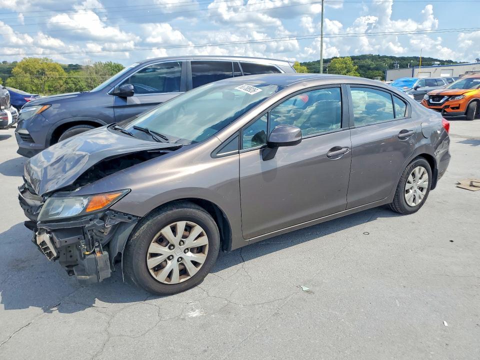 HONDA CIVIC 2012 with VIN 19XFB2F59CE063614 - Photo from auction