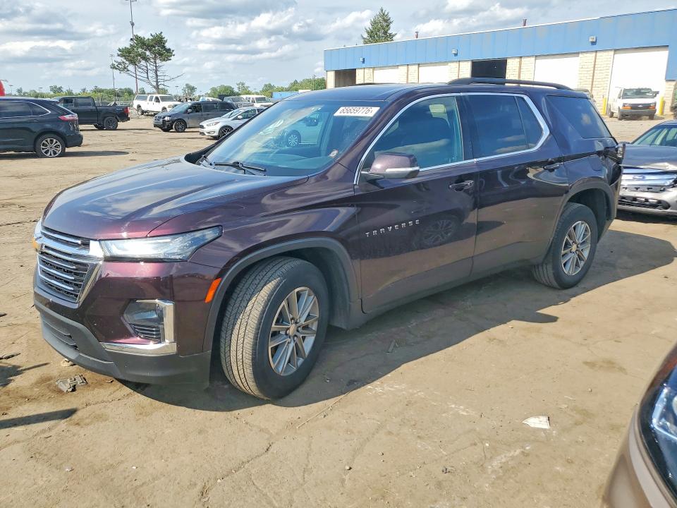 CHEVROLET TRAVERSE 2023 with VIN 1GNEVGKW6PJ276115 - Photo from auction