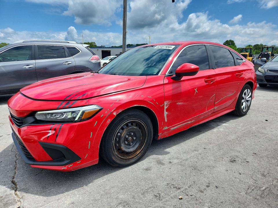 HONDA CIVIC 2022 with VIN 2HGFE2F20NH531428 - Photo from auction