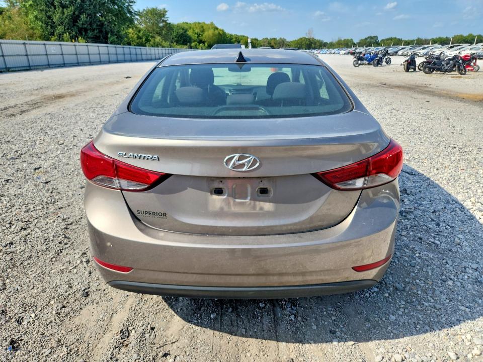 Photo 6 from auction – 2016 HYUNDAI ELANTRA with VIN 5NPDH4AE5GH734478