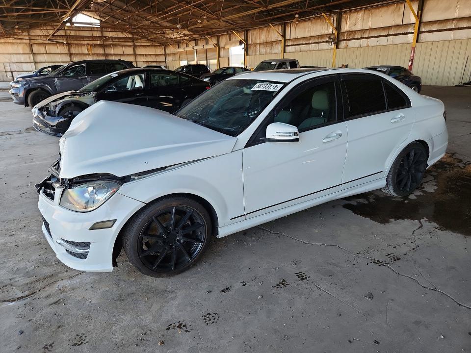 MERCEDES-BENZ C 2013 with VIN WDDGF4HB5DA784580 - Photo from auction