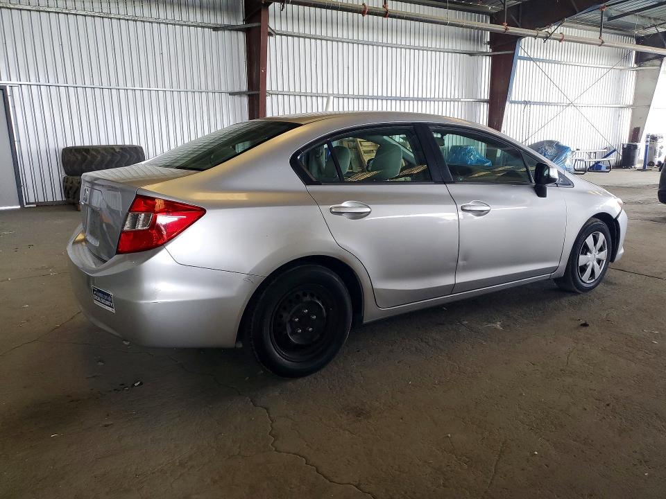 Photo 3 from auction – 2012 HONDA CIVIC with VIN 2HGFB2F52CH592294