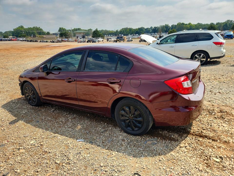Photo 2 from auction – 2012 HONDA CIVIC with VIN 2HGFB2F51CH579438